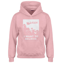 Youth I Want to Believe Santa Kids Hoodie