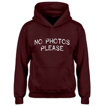 Youth No Photos Please Kids Hoodie