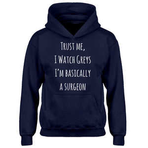 Hoodie Trust Me, I Watch Greys Kids Hoodie