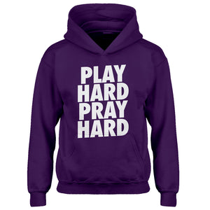 Hoodie Play Hard Pray Hard Kids Hoodie