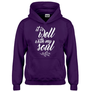 Hoodie It is Well with My Soul Kids Hoodie