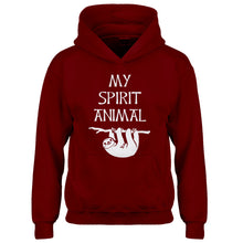 Youth Sloth is my Spirit Animal Kids Hoodie