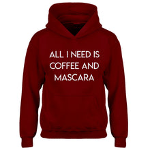 Hoodie All I need is Coffee and Mascara Kids Hoodie