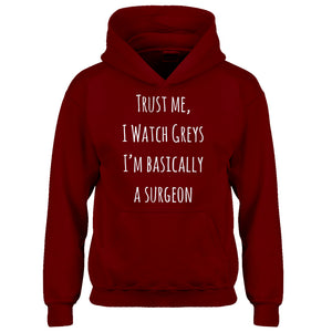 Hoodie Trust Me, I Watch Greys Kids Hoodie