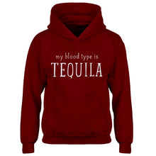 Youth My Blood Type is Tequila Kids Hoodie