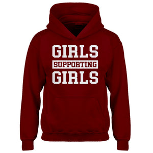 Youth Girls Supporting Girls Kids Hoodie