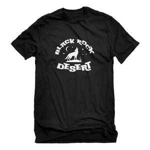 Mens Black Rock Desert Unisex T-shirt