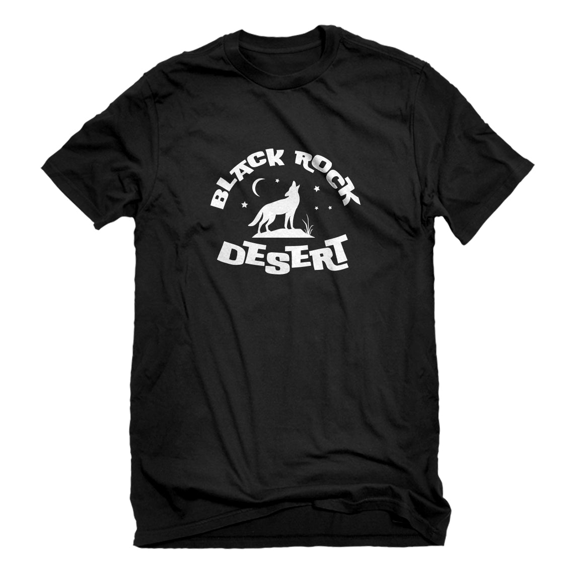 Mens Black Rock Desert Unisex T-shirt