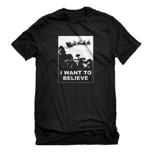 Mens I Want to Believe Santa Unisex T-shirt