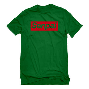 Mens Senpai Red Unisex T-shirt