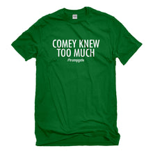 Mens Comey Knew Too Much Unisex T-shirt