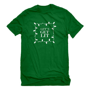 Mens Lets Get Lit Unisex T-shirt