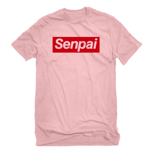 Mens Senpai Red Unisex T-shirt