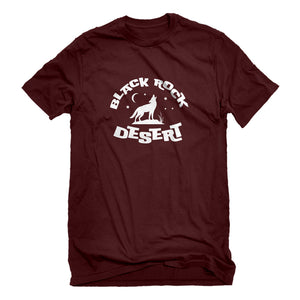 Mens Black Rock Desert Unisex T-shirt