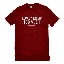 Mens Comey Knew Too Much Unisex T-shirt