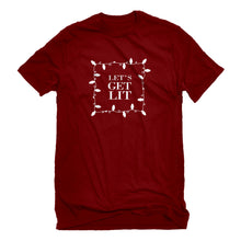 Mens Lets Get Lit Unisex T-shirt