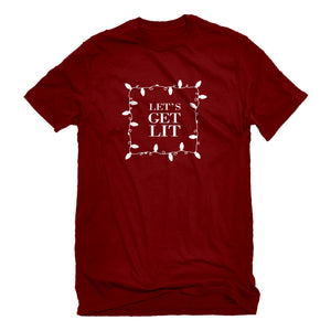 Mens Lets Get Lit Unisex T-shirt