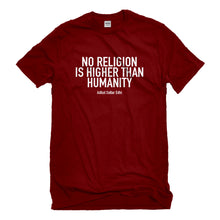 Mens No Religion Higher than Humanity Unisex T-shirt