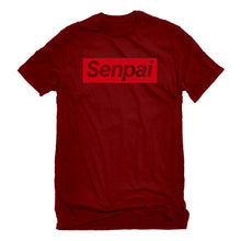 Mens Senpai Red Unisex T-shirt