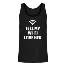 Mens Tell My WI-FI Love Her Jersey Tank Top