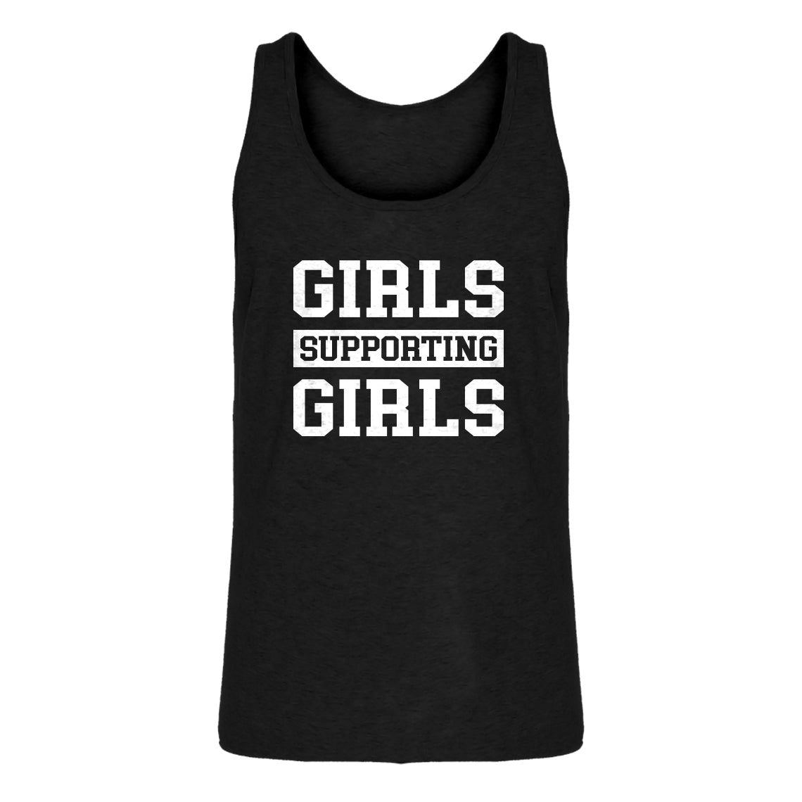 Mens Girls Supporting Girls Jersey Tank Top