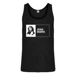 Mens Jesus Shaves Jersey Tank Top