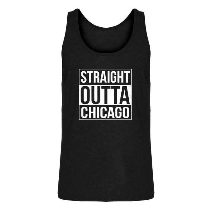 Mens Straight Outta Chicago Jersey Tank Top