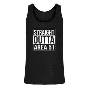 Mens Straight Outta Area 51 Jersey Tank Top