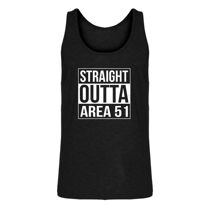 Mens Straight Outta Area 51 Jersey Tank Top