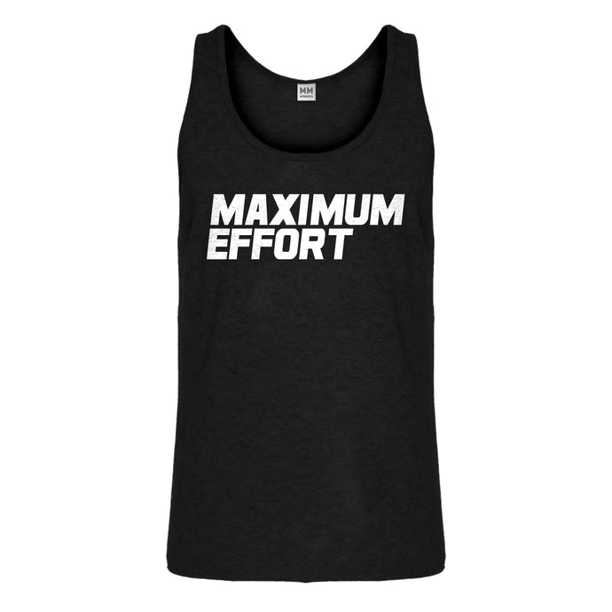 Tank Maximum Effort Mens Jersey Tank Top