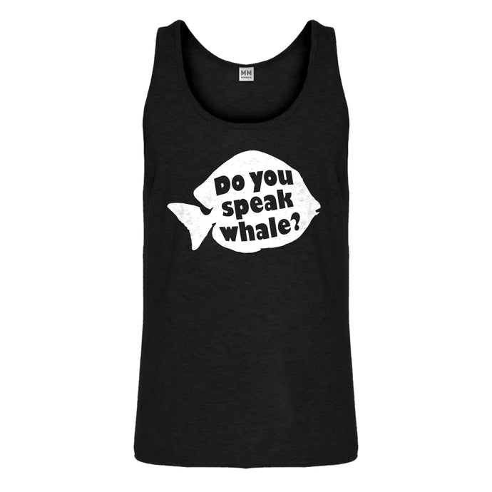 Tank Do You Speak Whale Mens Jersey Tank Top