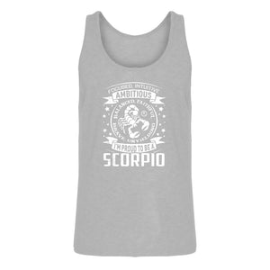 Mens Scorpio Astrology Zodiac Sign Jersey Tank Top