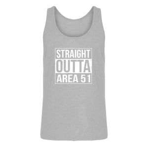 Mens Straight Outta Area 51 Jersey Tank Top