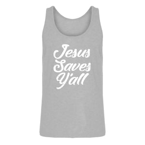 Mens Jesus Saves Yall Jersey Tank Top