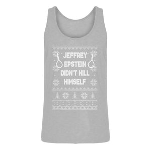 Mens Epstein Didn't Kill Himself Christmas Jersey Tank Top