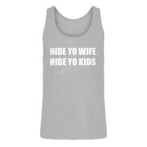 Mens Hide Yo Kids, Hide Yo Wife Jersey Tank Top
