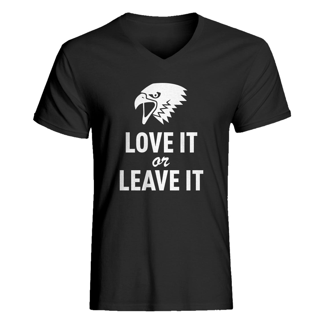 Mens Love it or Leave it! V-Neck T-shirt