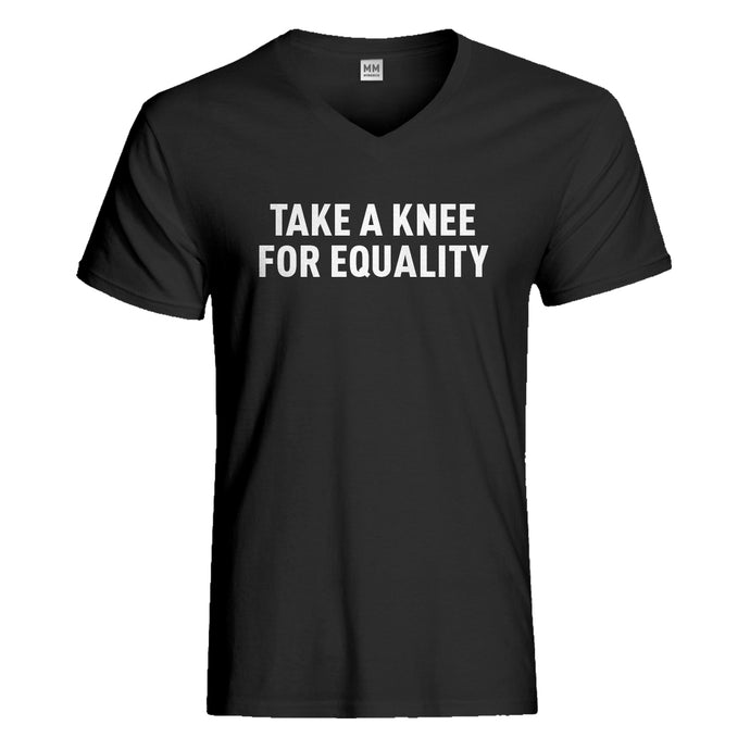 Mens Take a Knee for Equality Vneck T-shirt