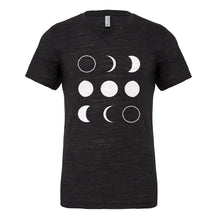 Mens Moon Phases Vneck T-shirt