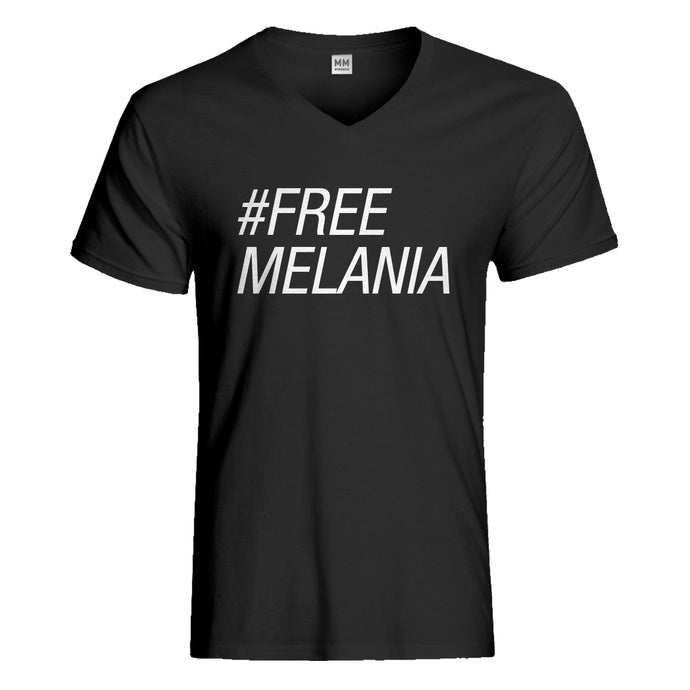 Mens Free Melania Vneck T-shirt