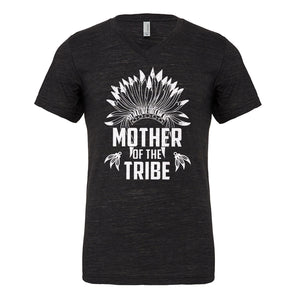 Mens Mother of the Tribe Vneck T-shirt