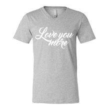 Mens Love You More Vneck T-shirt