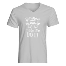 Mens Butterbeer Made Me Do It Vneck T-shirt