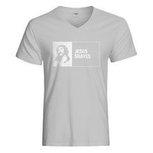 Mens Jesus Shaves V-Neck T-shirt