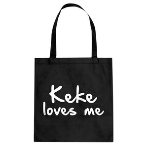 Keke Loves Me Cotton Canvas Tote Bag