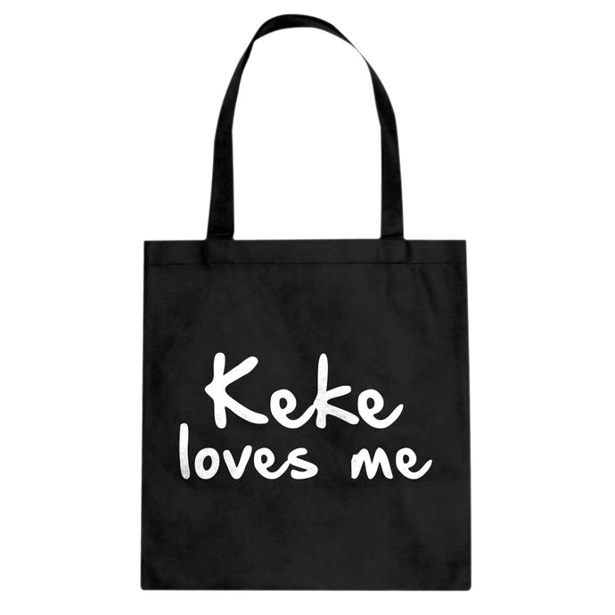 Keke Loves Me Cotton Canvas Tote Bag