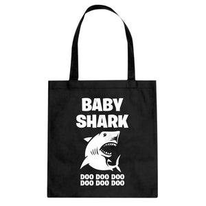 Baby Shark Cotton Canvas Tote Bag