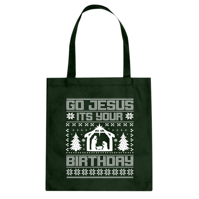 Tote Go Jesus Its Your Birthday Canvas Tote Bag