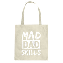 Mad Dad Skills Cotton Canvas Tote Bag