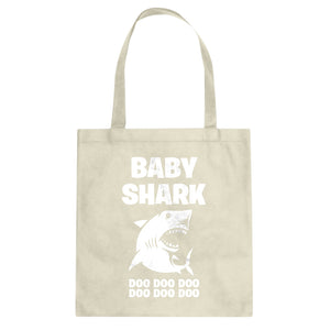 Baby Shark Cotton Canvas Tote Bag